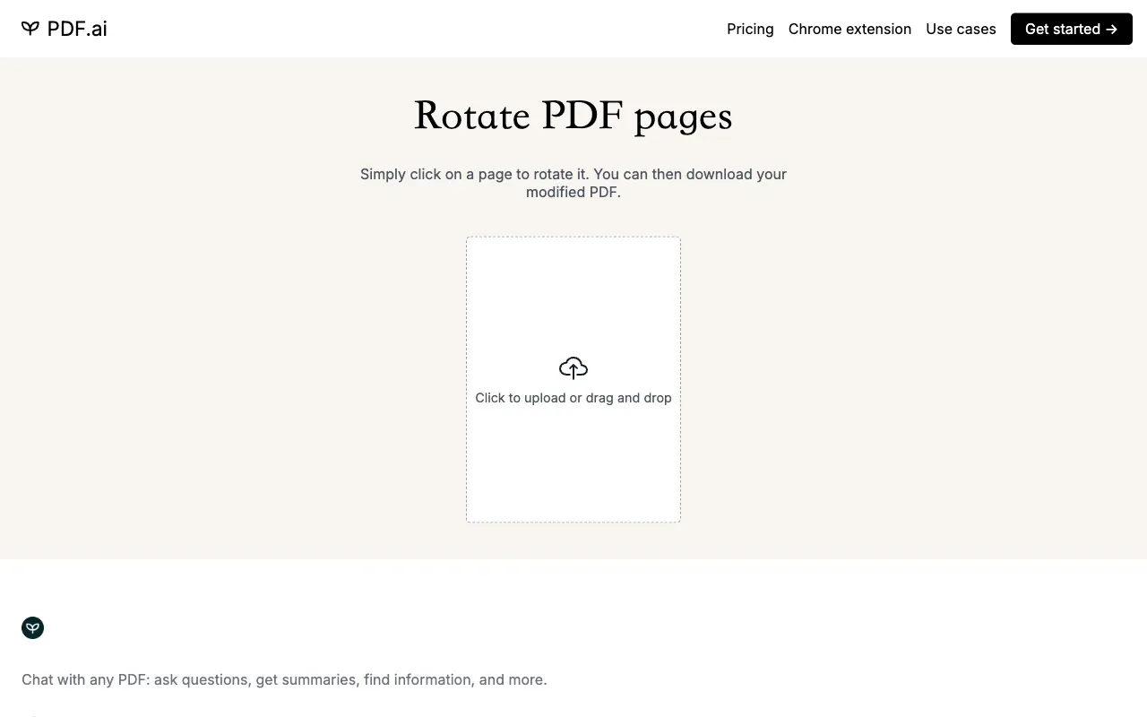 PDF Workflow Tool website screenshot