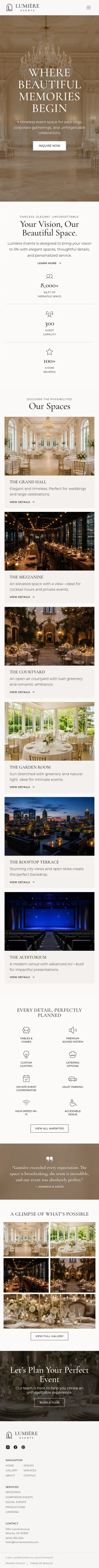 Lumière Events · Mobile · Captured 2026-10-22