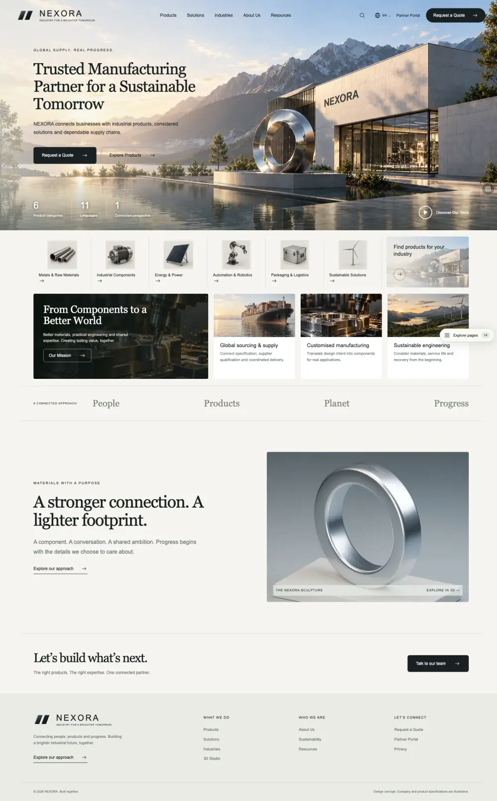 NEXORA · Desktop · Captured 2026-10-22